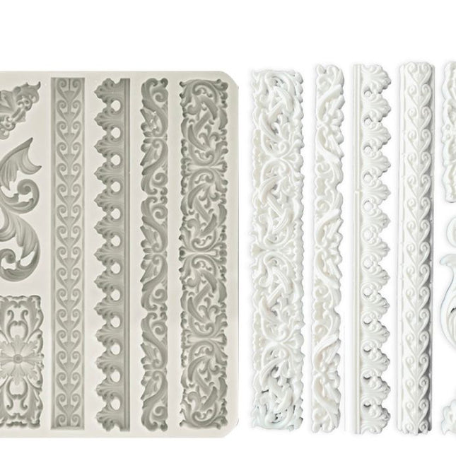 STAMPERIA Silicon Mould Greek Borders