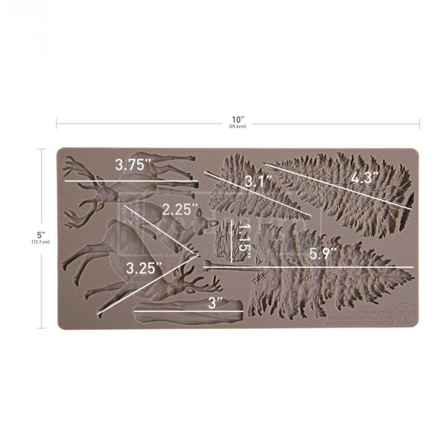 Redesign with Prima - Decor Mould Evergreen Christmas Magic