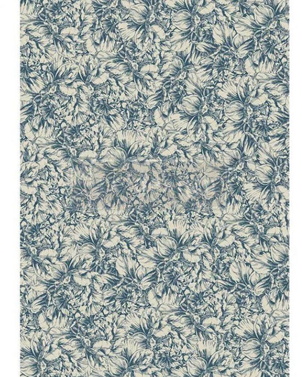 Redesign with Prima - Blue Wallpaper A1 Decoupage Fibre Paper 2
