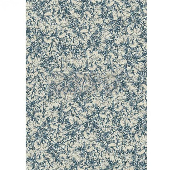 Redesign with Prima - Blue Wallpaper A1 Decoupage Fibre Paper 2
