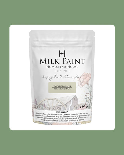 Homestead House Milk Paint Stockholm Green