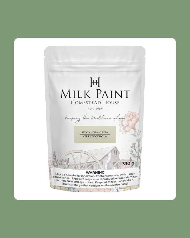 Homestead House Milk Paint Stockholm Green
