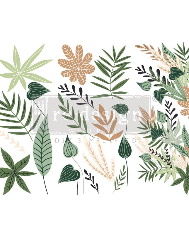 Greenery House Decor Transfer