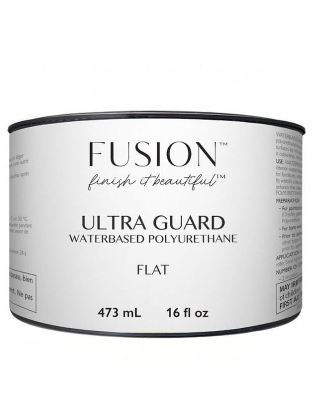 Fusion Ultra Guard Flat Water Based Polyurethane Varnish Topcoat