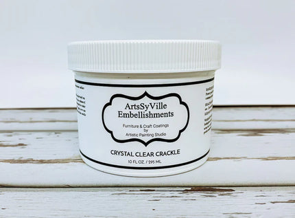 Artsyville Embellishments Crystal Clear Crackle