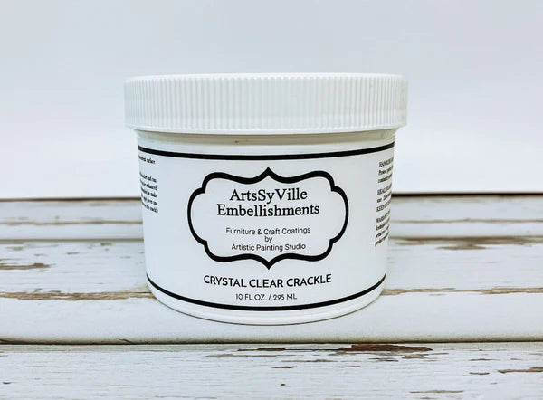 Artsyville Embellishments Crystal Clear Crackle