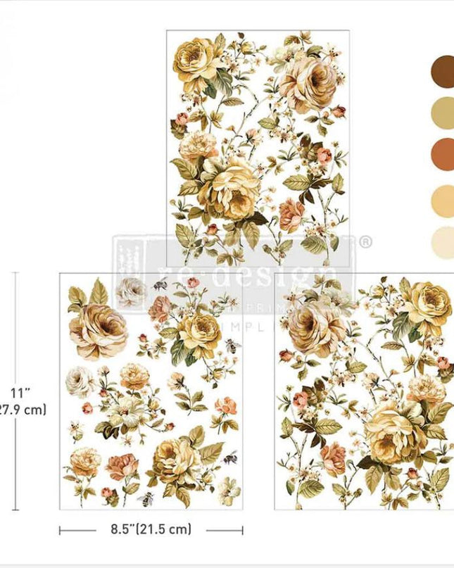 Redesign with Prima - Middy Transfer - Belle Epoque Blooms