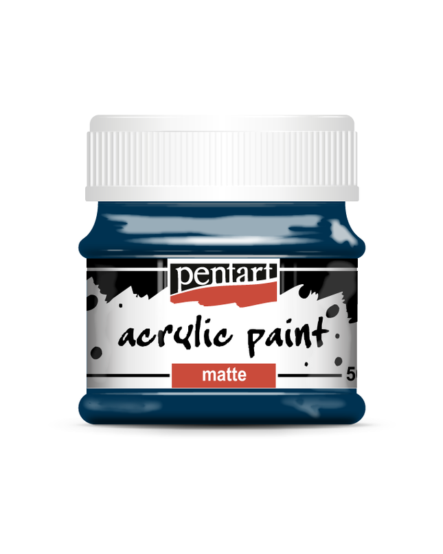 Pentart - Indigo Blue - Acrylic Paint Matte