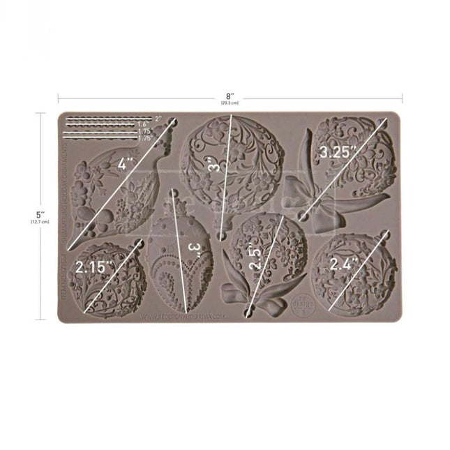 Redesign with Prima - Decor Mould Shimmering Holiday Ornaments
