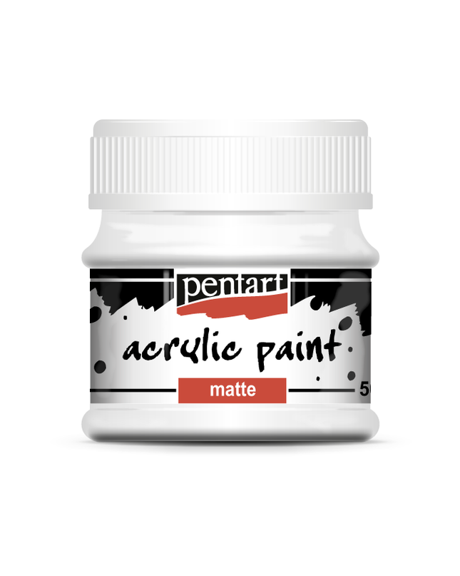 Pentart - White - Acrylic Paint Matte