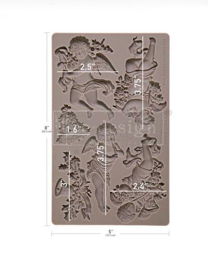 Redesign with Prima - Decor Mould Angelic Floral Noel
