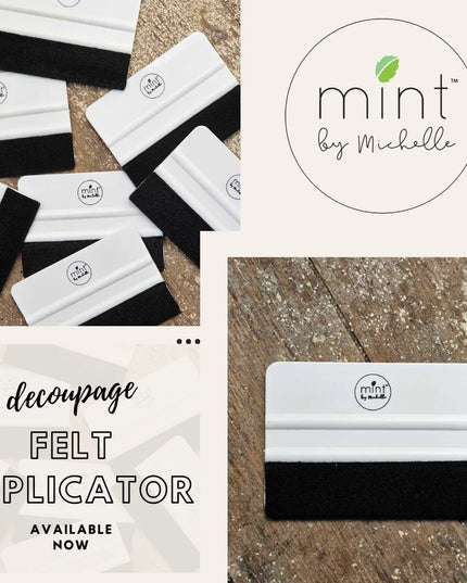 Mint Felt Decoupage Applicator