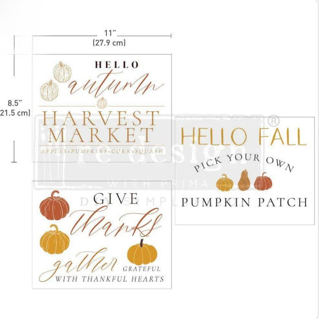 Redesign wtih Prima - Festive Fall Middy Transfer