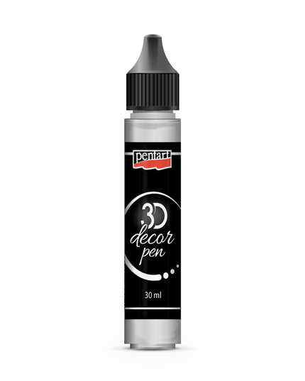 Pentart - Silver - 3D Decor Pen 30ml
