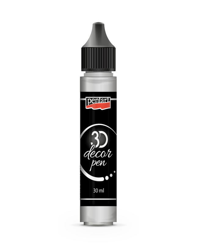 Pentart - Silver - 3D Decor Pen 30ml