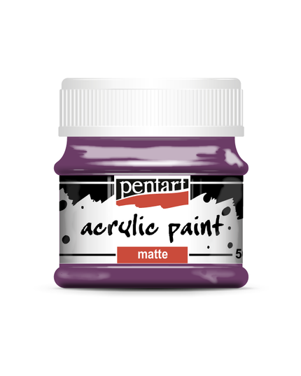 Pentart - Purple - Acrylic Paint Matte
