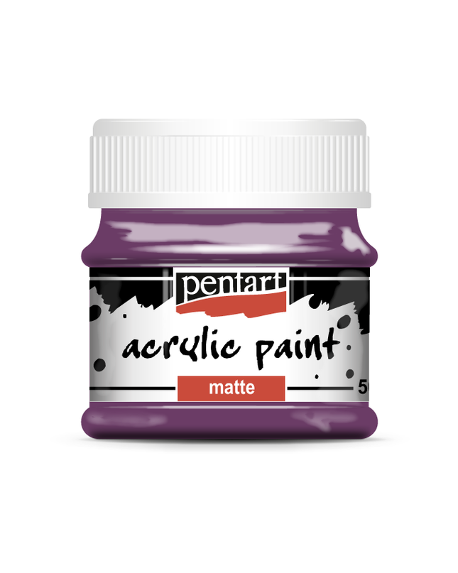 Pentart - Purple - Acrylic Paint Matte