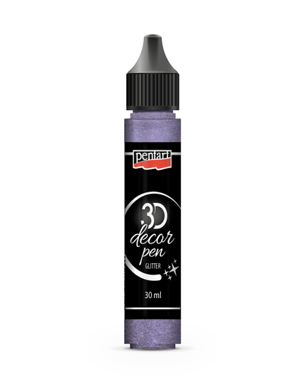 Pentart - Silvery Purple - 3D Decor Pen 30ml
