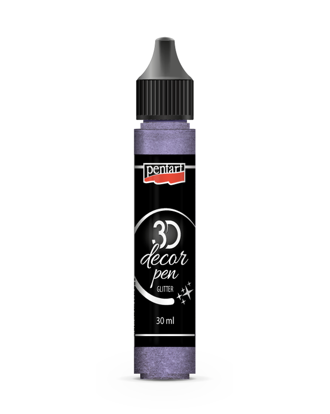 Pentart - Silvery Purple - 3D Decor Pen 30ml