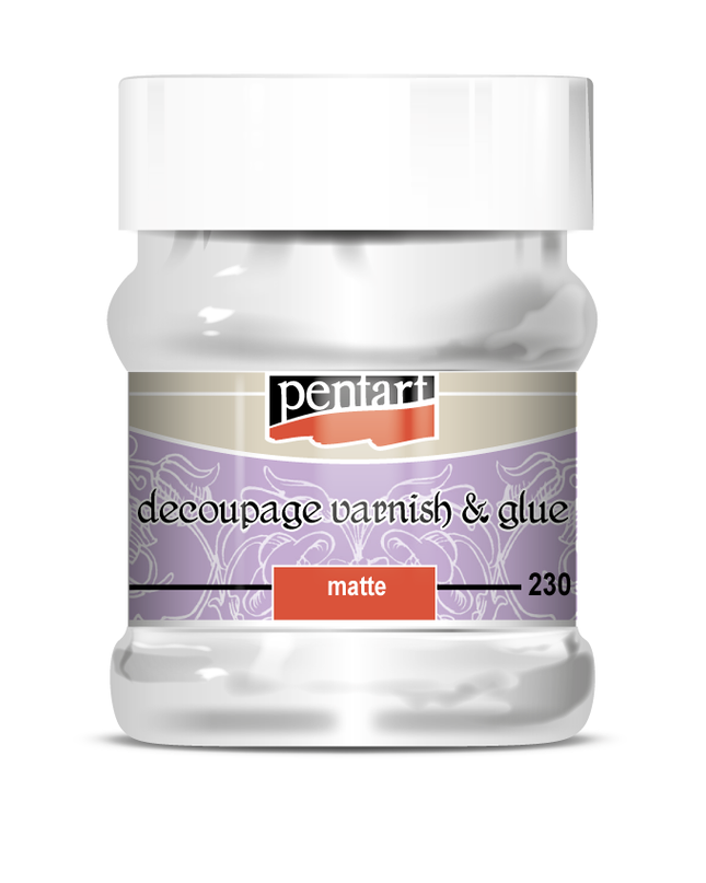 Pentart Matte Decoupage Glue and Varnish 230ml