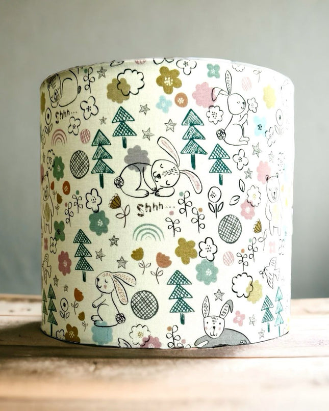 Nursery White Rabbit Lampshade