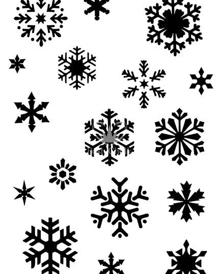 Snowflakes Posh Chalk Stencil