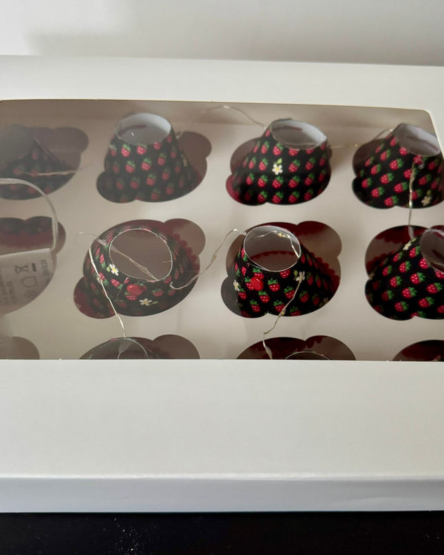 Mini Lampshade Strawberry Print 3
