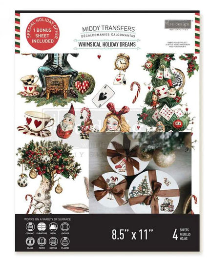 Redesign with Prima - Whimsical Holiday Dreams - Middy Transfer