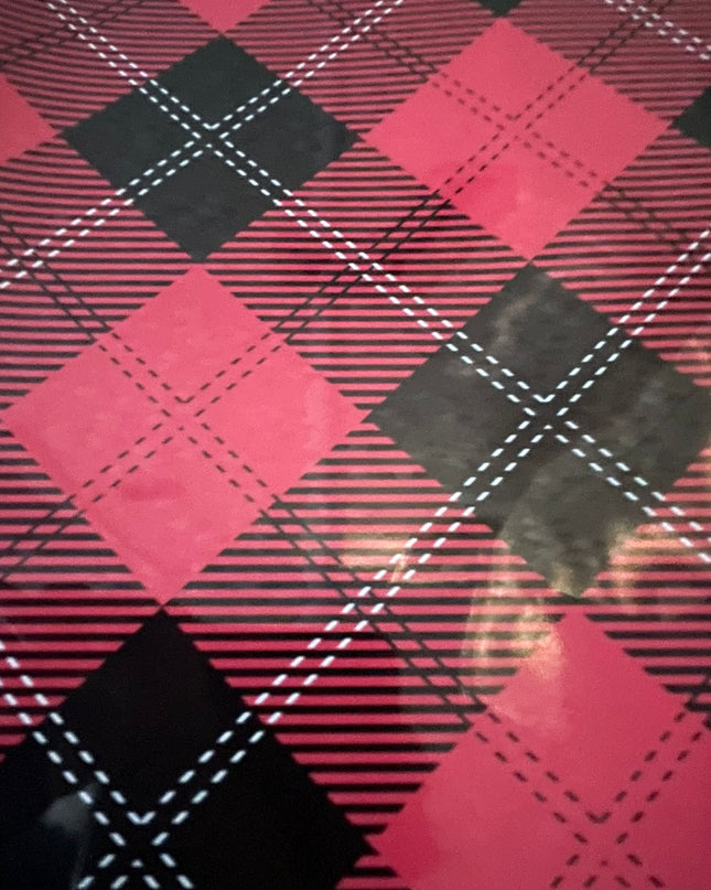 Buffalo Plaid Metallic Foil