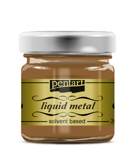 Pentart - Liquid Metal - Bronze - 30ml