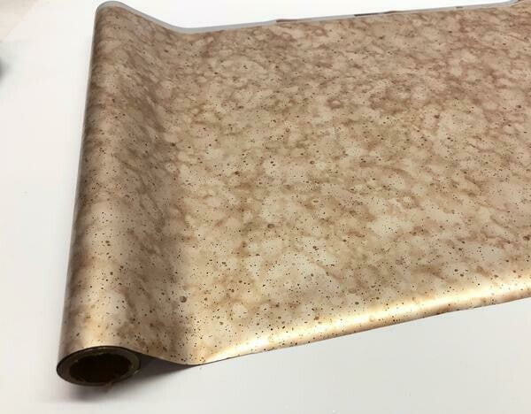 Spotted Champagne Gold Metallic Foil