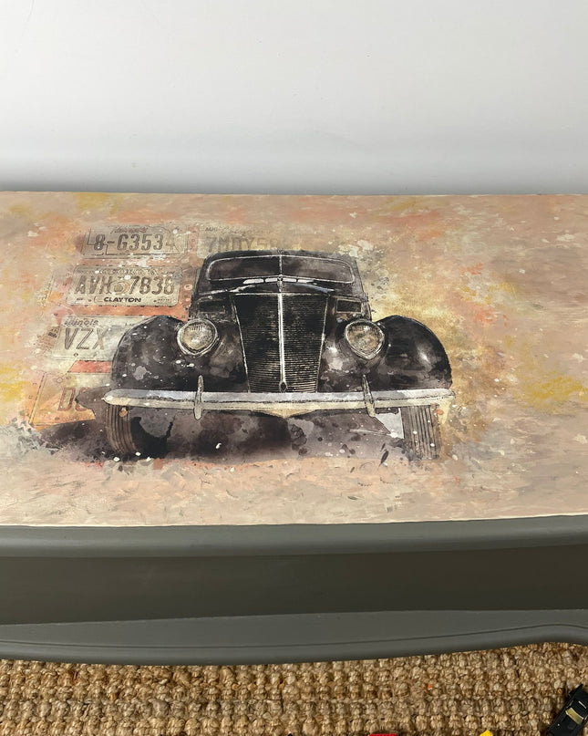 Vintage Toy Box Car Design