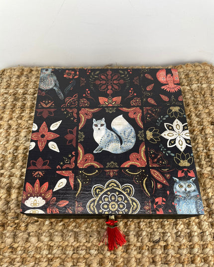 Cat Square Box Top