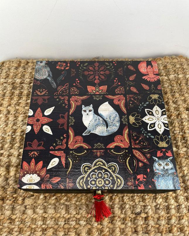 Cat Square Box Top