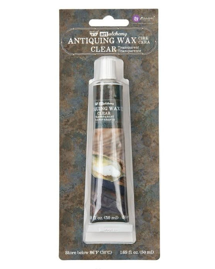 Redesign with Prima Finnabair Art Alchemy Antiquing Wax Clear
