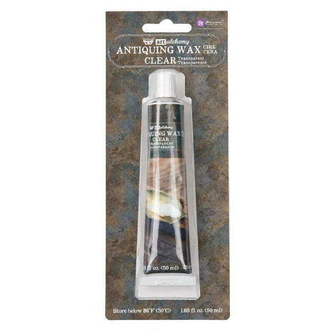 Redesign with Prima Finnabair Art Alchemy Antiquing Wax Clear
