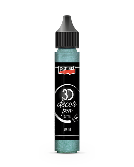 Pentart - Silvery Turquoise - 3D Decor Pen 30ml
