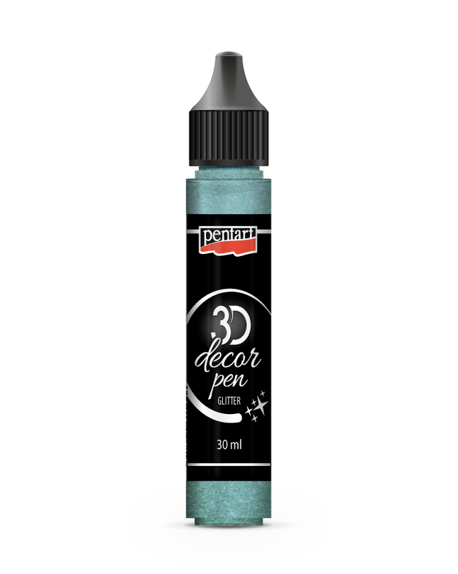 Pentart - Silvery Turquoise - 3D Decor Pen 30ml