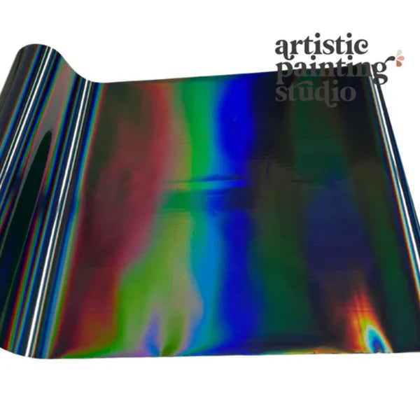 Black Rainbow Holographic APS Metallic Foil