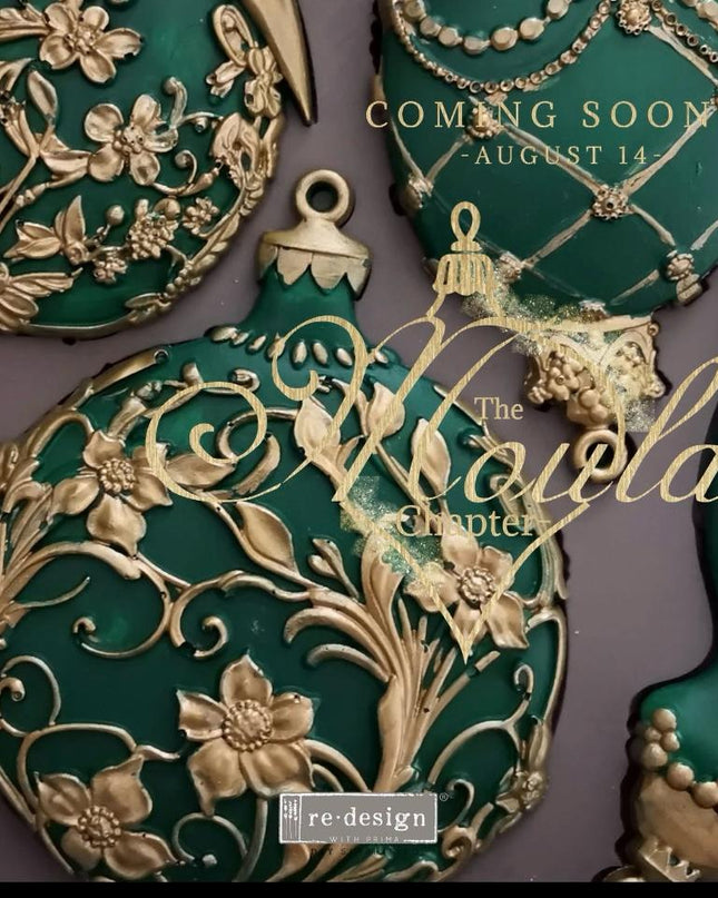 Redesign with Prima - Decor Mould Shimmering Holiday Ornaments