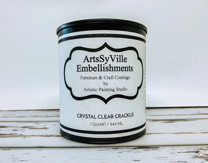 Artsyville Embellishments Crystal Clear Crackle