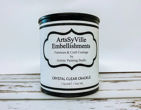 Artsyville Embellishments Crystal Clear Crackle