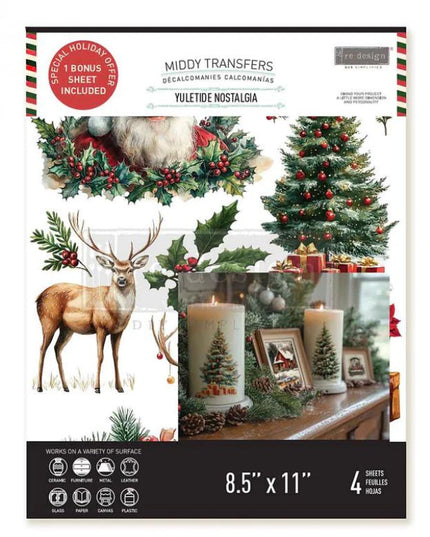 Redesign with Prima - Middy Transfer - Yuletide Nostalgia