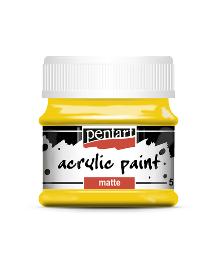 Pentart - Sunny Yellow - Acrylic Paint Matte