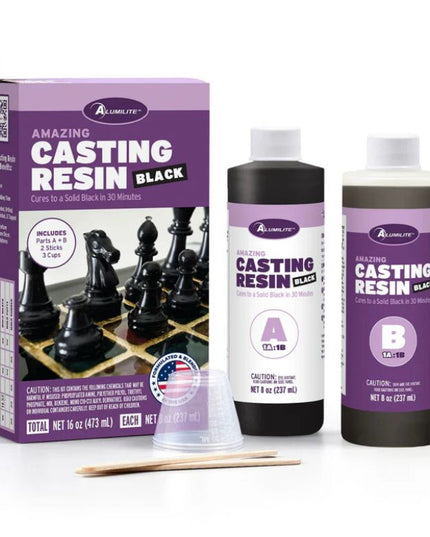 Alumilite Amazing BLACK Casting Resin - 470ml / 16 fl. oz.