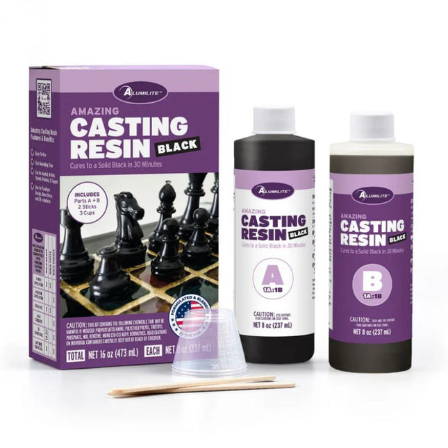 Alumilite Amazing BLACK Casting Resin - 470ml / 16 fl. oz.