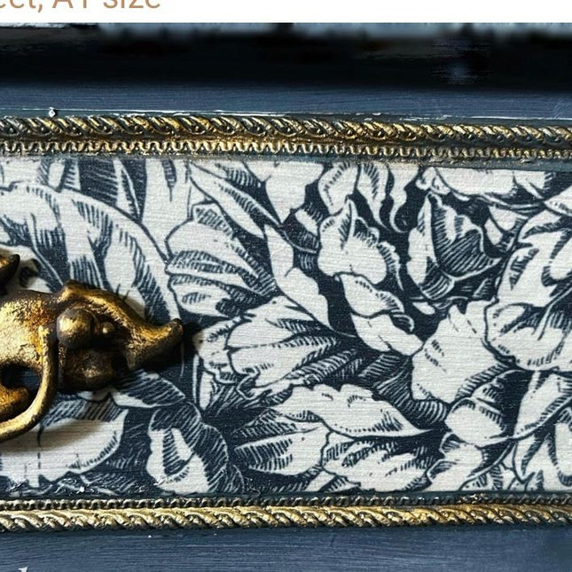 Redesign with Prima - Blue Wallpaper A1 Decoupage Fibre Paper 1
