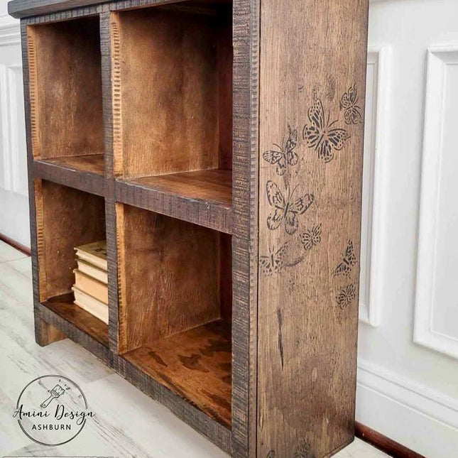 Redesign with Prima Stencil Butterfly Love