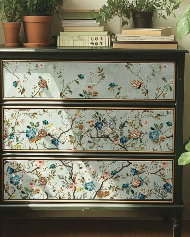 Redesign with Prima - A1 Fiber Decoupage Paper - Blossom Perch