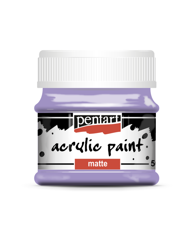 Pentart - Light Lilac - Acrylic Paint Matte